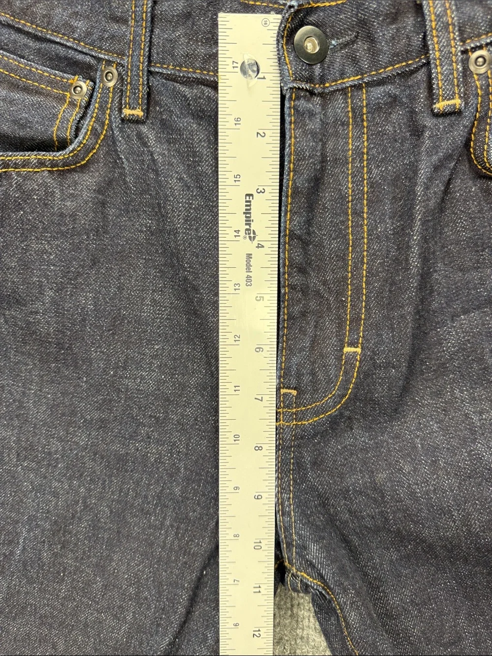 J. Crew 770 Straight Jeans - Dark Blue Size W33 L34